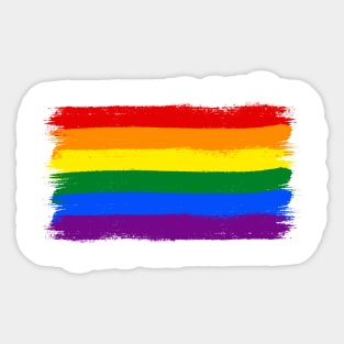 LGBTQ Flag Sticker